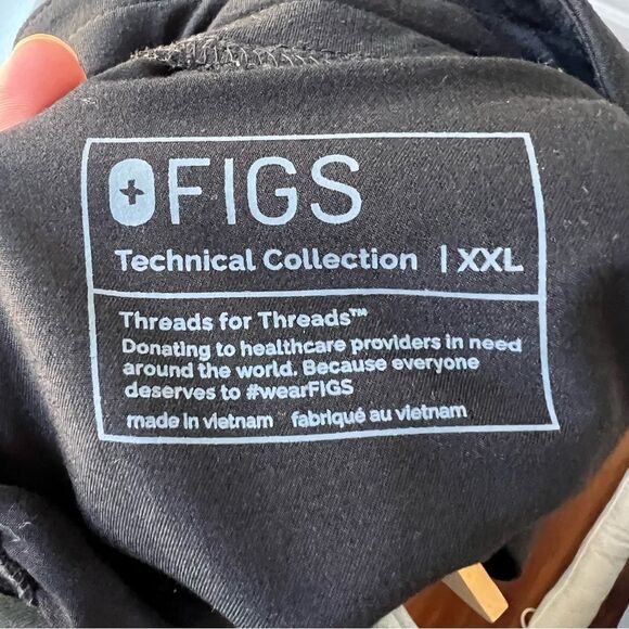 FIGS Axim 2.0 Cargo Black Pants Trousers - Picture 5 of 5